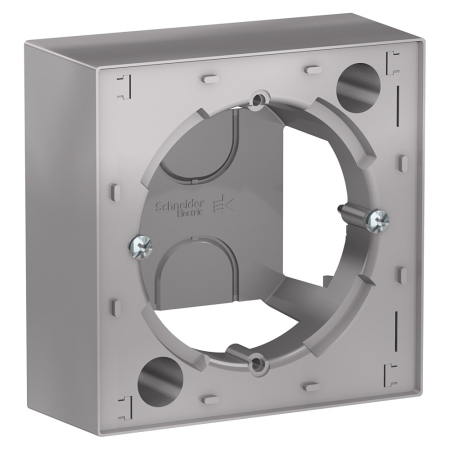 Коробка для наружного монтажа Systeme Electric AtlasDesign Алюминий ATN000300