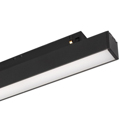 Трековый магнитный светильник Arlight MAG-ORIENT-FLAT-L350-12W Warm3000 (BK, 100 deg, 48V, DALI) 056154