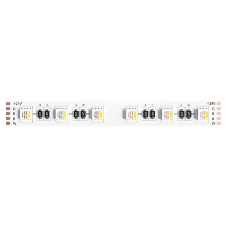 Светодиодная лента Arte Lamp Tape 24В 14,4Вт/м 2900/3100+RGB 5м IP20 A2406012-02-RGB3K