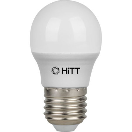 Светодиодная лампа HiTT HiTT-PL-G45-15-230-E27-4000 7010053