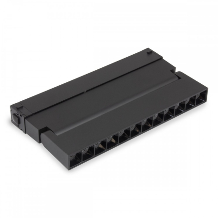 Трековый однофазный светильник AM Group Plain Opal AM591 9W 3000K BK