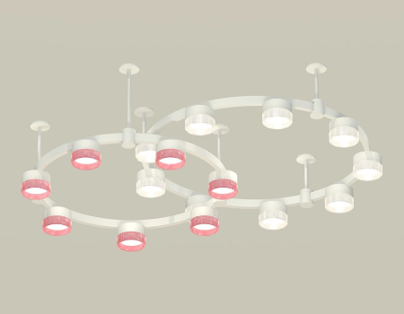 Комплект подвесного светильника Ambrella Light Techno Ring XR92211210 (A9221, A9226, C9241, C9236, N8480, N8486)