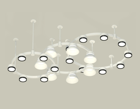 Комплект подвесного светильника Ambrella Light Techno Ring XR92212010 (A9221, A9226, C9241, C9232, C9236, C9231, N8140, N8113)