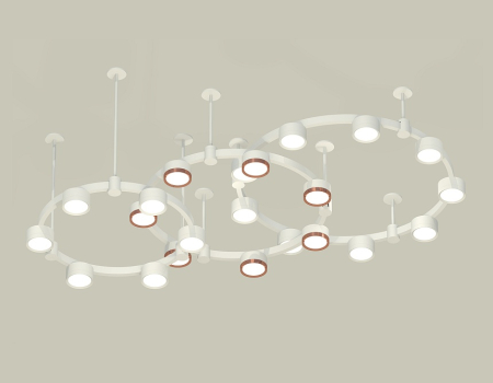 Комплект подвесного светильника Ambrella Light Techno Ring XR92212200 (A9221, A9226, C9241, C9232, C9236, C9231, N8126, N8112)