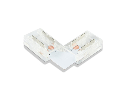 Соединитель угловой L для светодиодной ленты COB 8mm 12/24V (2 конт.) GS6851 (5шт) Ambrella Light Illumination GS6851
