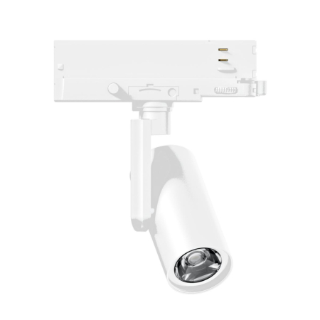 Трековый трехфазный светильник Arlight LGD-ARTIFACT-4TR-R65-18W Warm3000-MIX (WH, 20 deg, DALI, 230V) (IP20 Металл) 057111