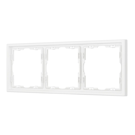 Рамка пластиковая Arlight FRM-NOBE-SFPL-3-WH 054219