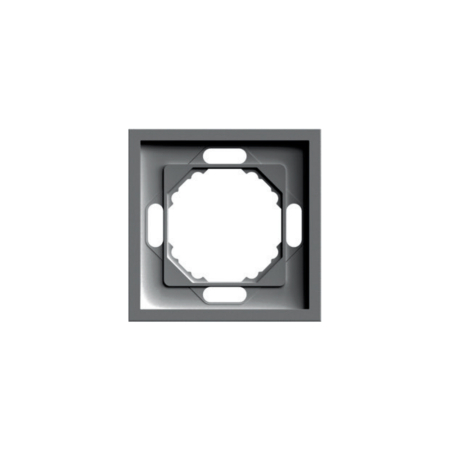 Рамка 1-местная Stekker Эмили PFR00-5001-09 антрацит soft touch 49936