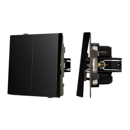 Механизм выключателя управления шторами Arlight SWT-TENDO-MKR2-PL-BK (230V, 10A) 054139