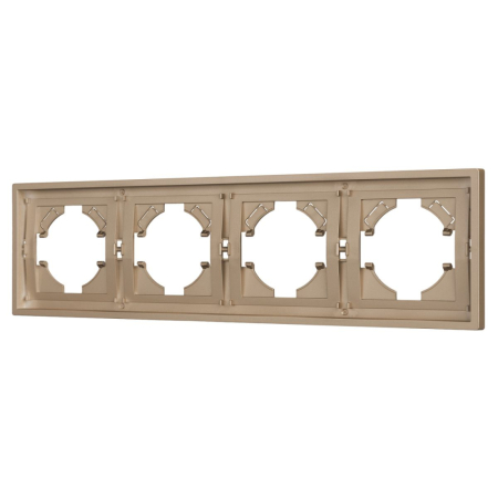 Рамка пластиковая на 4 поста Arlight FRM-TENDO-PL-4-GD 053850