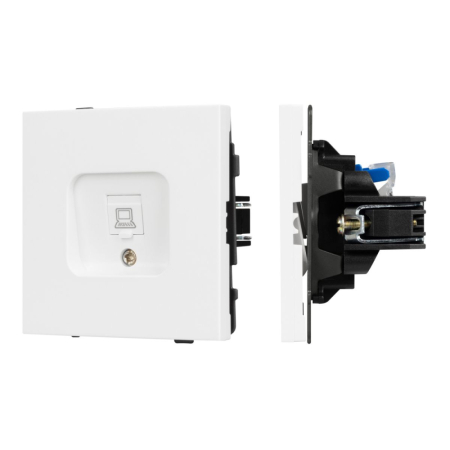 Механизм компьютерной розетки Arlight SCT-TENDO-MPC1-PL-WH (RJ-45, CAT6) 054098