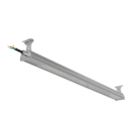 Светильник светодиодный ДСП WP 24 C 120W VW 840 L1200 SI CL 1280х100х85мм 120Вт 4000К IP66 пылевлагозащ. Русский Свет 27072423920