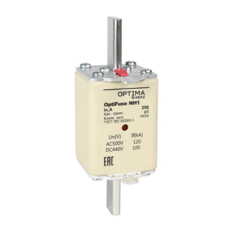 Вставка плавкая OptiFuse NH1-200-gG-УХЛ3 КЭАЗ 374945