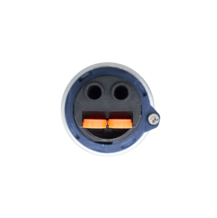 Индикатор сигнальный со встроен. диодом 220В зажим Plug-In алюм. бел. DKC M22L-F220WAP