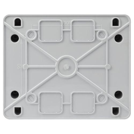 Корпус навесной ЩРН-П-6 ЭРА COMFORT IP41 прозр. крышка пластик. бел. ЭРА Б0067468