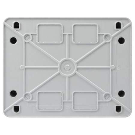 Корпус навесной ЩРН-П-8 ЭРА COMFORT IP41 прозр. крышка пластик. бел. ЭРА Б0067224