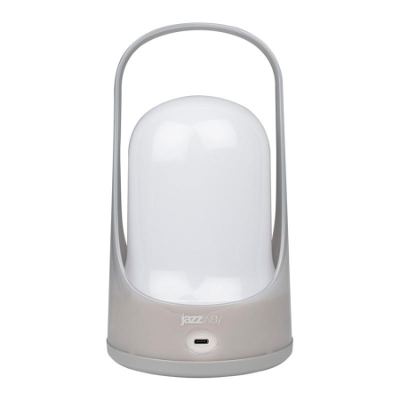 Фонарь светодиодный аккумуляторный кемпинговый Accu5-L60-gy 60SMDх0.5Вт 220/350/650лм 8000-9000К IP20 (Li-ion аккумулятор 3.7В 18650 3600мА.ч) диммер сер. JazzWay 5058323