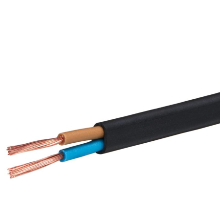Шнур TOKOV ELECTRIC ШВВП 2х0.75 380В Ч (бухта) (м) 1945415