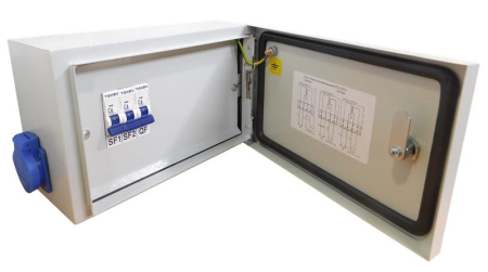 Ящик с понижающим трансформатором ЯТП 0.25 230/36 (3 авт. выкл.) IP54 TOKOV ELECTRIC TKE-TT13-36-250-54