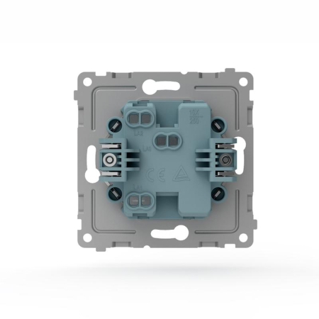 Переключатель 1-кл. СП Pixel IP44 механизм бел. TOKOV ELECTRIC TKE-PX-P1-C01-IP44