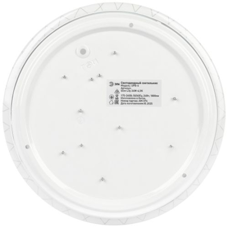 Светильник светодиодный Классик SPB-6 Slim Lily 24W-6.5K 24Вт 6500К IP20 1800лм без ДУ Эра Б0071158