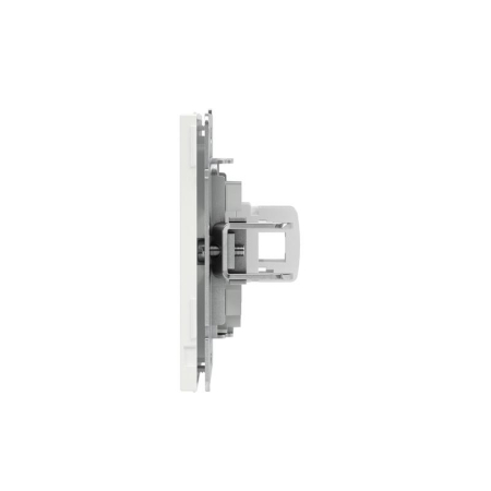 Розетка компьютерная 1-м KANT RJ45 кат.6A без шторки бел. магнолия DKC 7000673