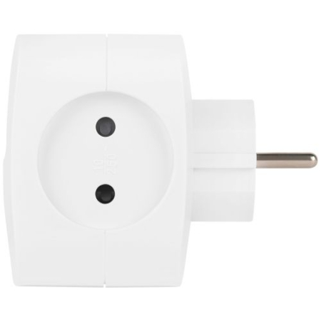 Разветвитель 4-м SP-4-3USBAC-W + 3 USB A+C со шторками 10А бел. Эра Б0069083