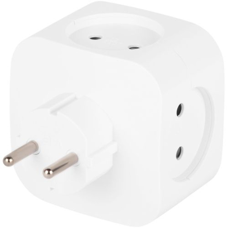 Разветвитель 4-м SP-4-3USBAC-W + 3 USB A+C со шторками 10А бел. Эра Б0069083