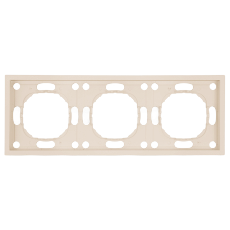 Рамка STEKKER, PFR00-5003-08 3-местная, серия Эмили, кашемир, soft touch 49912