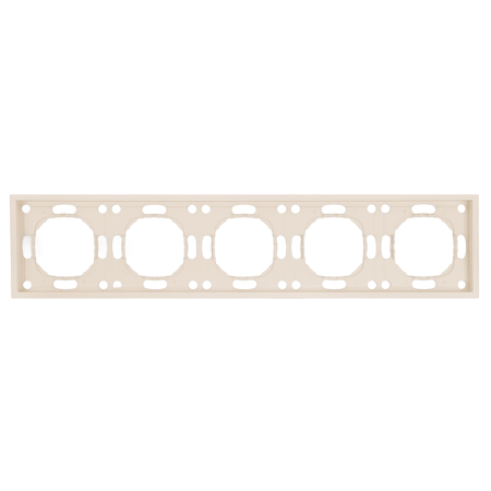 Рамка STEKKER, PFR00-5005-08 5-местная, серия Эмили, кашемир, soft touch 49914