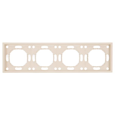 Рамка STEKKER, PFR00-5004-08 4-местная, серия Эмили, кашемир, soft touch 49913