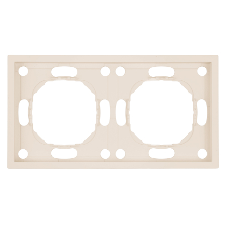 Рамка STEKKER, PFR00-5002-08 2-местная, серия Эмили, кашемир, soft touch 49911