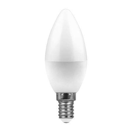 Лампа светодиодная Feron LB-97 Свеча E14 7W 4000K 25476
