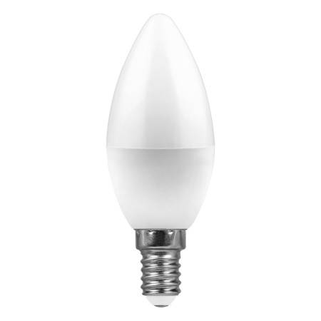 Лампа светодиодная Feron LB-97 Свеча E14 7W 6400K 25477