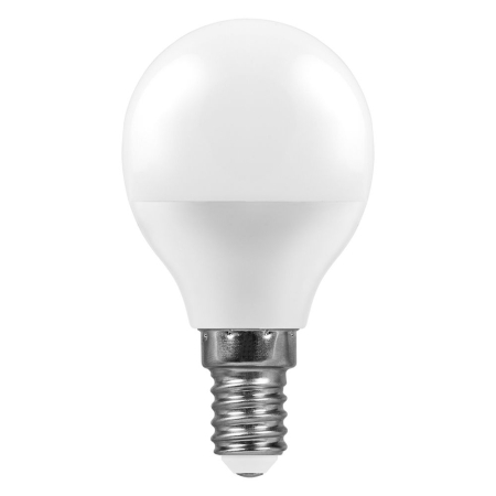 Лампа светодиодная Feron LB-95 Шарик E14 7W 6400K 25480