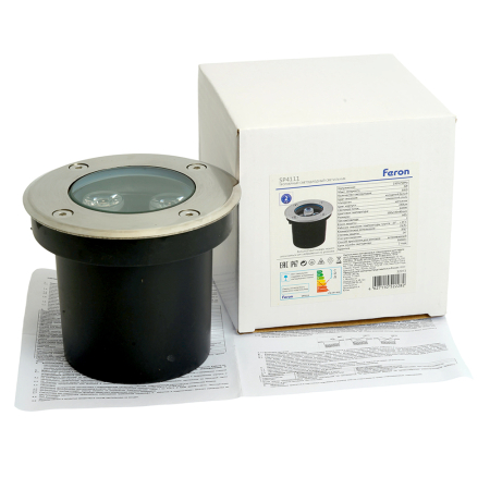 Светодиодный светильник тротуарный (грунтовый) Feron SP4111 3W 6400K 230V IP67 32013