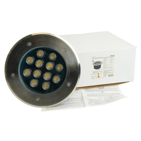 Светодиодный светильник тротуарный (грунтовый) Feron SP4114 12W 2700K 230V IP67 32021