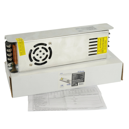 Трансформатор электронный для светодиодной ленты 350W 12V (драйвер), LB009 21499