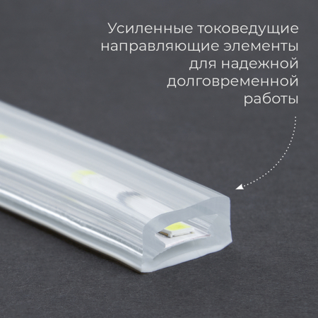 Cветодиодная LED лента Feron LS704, 60SMD(2835)/м 4.4Вт/м 100м IP65 220V зеленый 26241