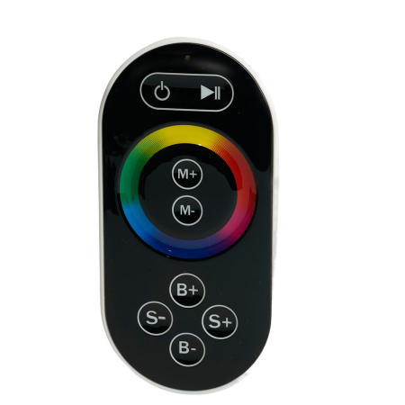 Контроллер для светодиодной ленты с П/У черный, 18А 12-24V, LD55 21557