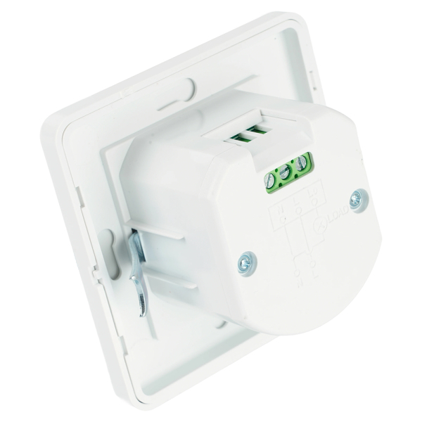 Датчик движения и освещенности 500W 12m 140° белый, SEN1A/LX2000 22016