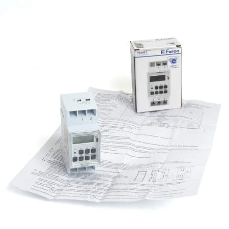 Таймер реле времени Feron TM41 мощность 3500W/16A 23248