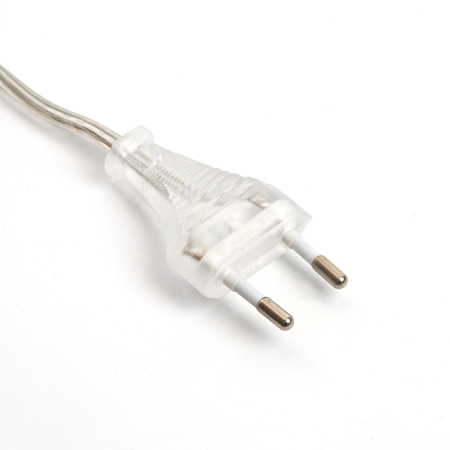 Сетевой шнур с диммером 230V 2м,  прозрачный, DM103-200W 23058