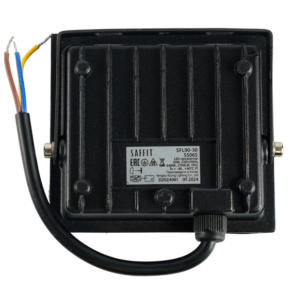Светодиодный прожектор SAFFIT SFL90-30 IP65 30W 6400K 55065