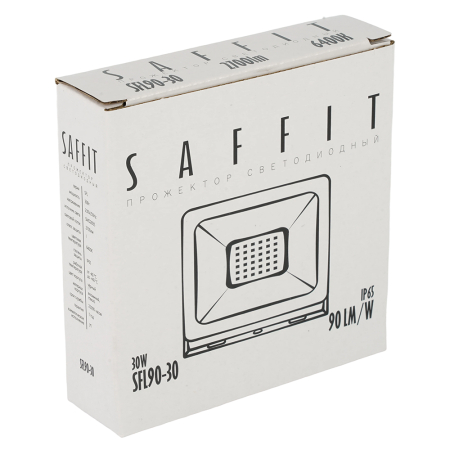 Светодиодный прожектор SAFFIT SFL90-30 IP65 30W 6400K 55065