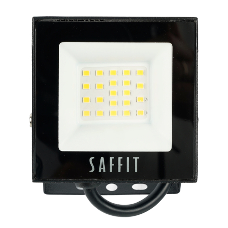 Светодиодный прожектор SAFFIT SFL90-20 IP65 20W 4000K черный 55075