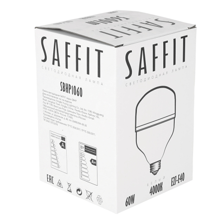Лампа светодиодная SAFFIT SBHP1060 E27-E40 60W 4000K 55096