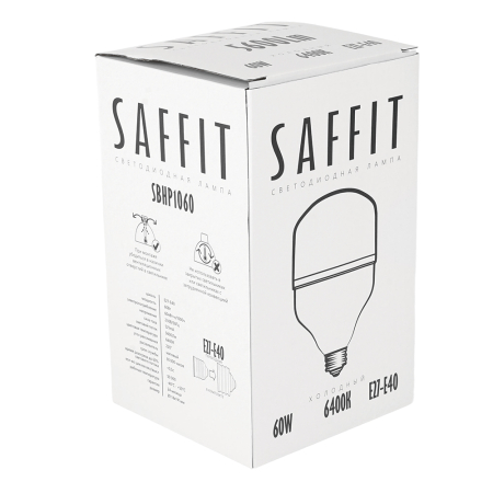 Лампа светодиодная SAFFIT SBHP1060 E27-E40 60W 6400K 55097