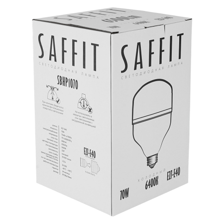Лампа светодиодная SAFFIT SBHP1070 E27-E40 70W 6400K 55099