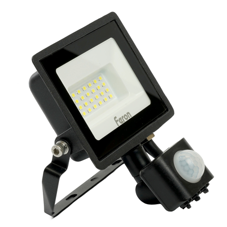 Светодиодный прожектор Feron с датчиком  LL-906 IP44 20W 6400K 29556